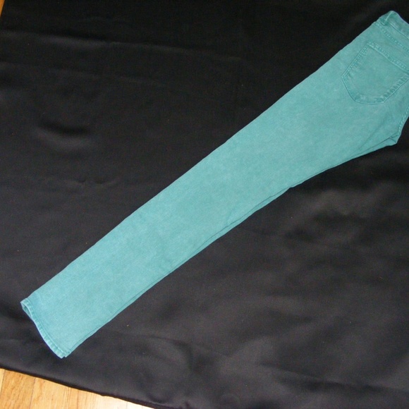 Divide by H&M Straight Leg Teal Jeans EUC - Picture 5 of 5